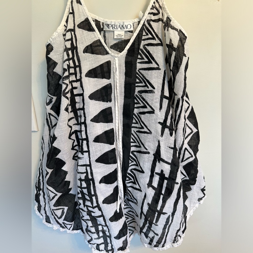 Priamo Tribal Print tank top